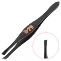 Пинцет для бровей Cat черный cкошенный Irisk (Ириск) Пинцет для бровей Cat черный cкошенный Irisk (Ириск)