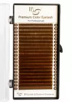 Коричневые ресницы I-Beauty (Ай бьюти), миксы, 20 линий