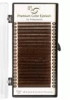 Темно-коричневые ресницы I-Beauty (Ай бьюти), миксы, 20 линий