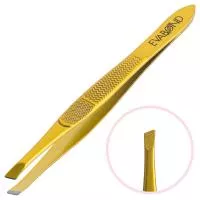 Пинцет для бровей скошенный золотой Irisk (Ириск) Пинцет для бровей скошенный золотой Irisk (Ириск)